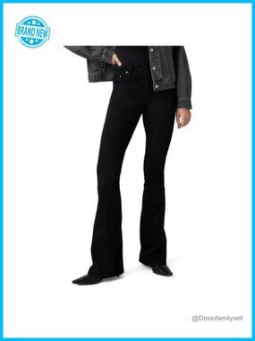 High Rise Flare Jeans Fitted Hip Thigh Flared Leg